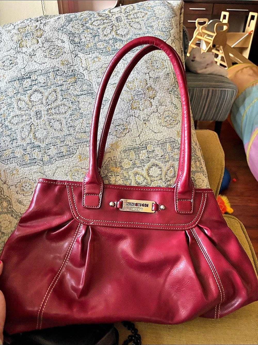 Nine West Women's Red Shoulder Bag